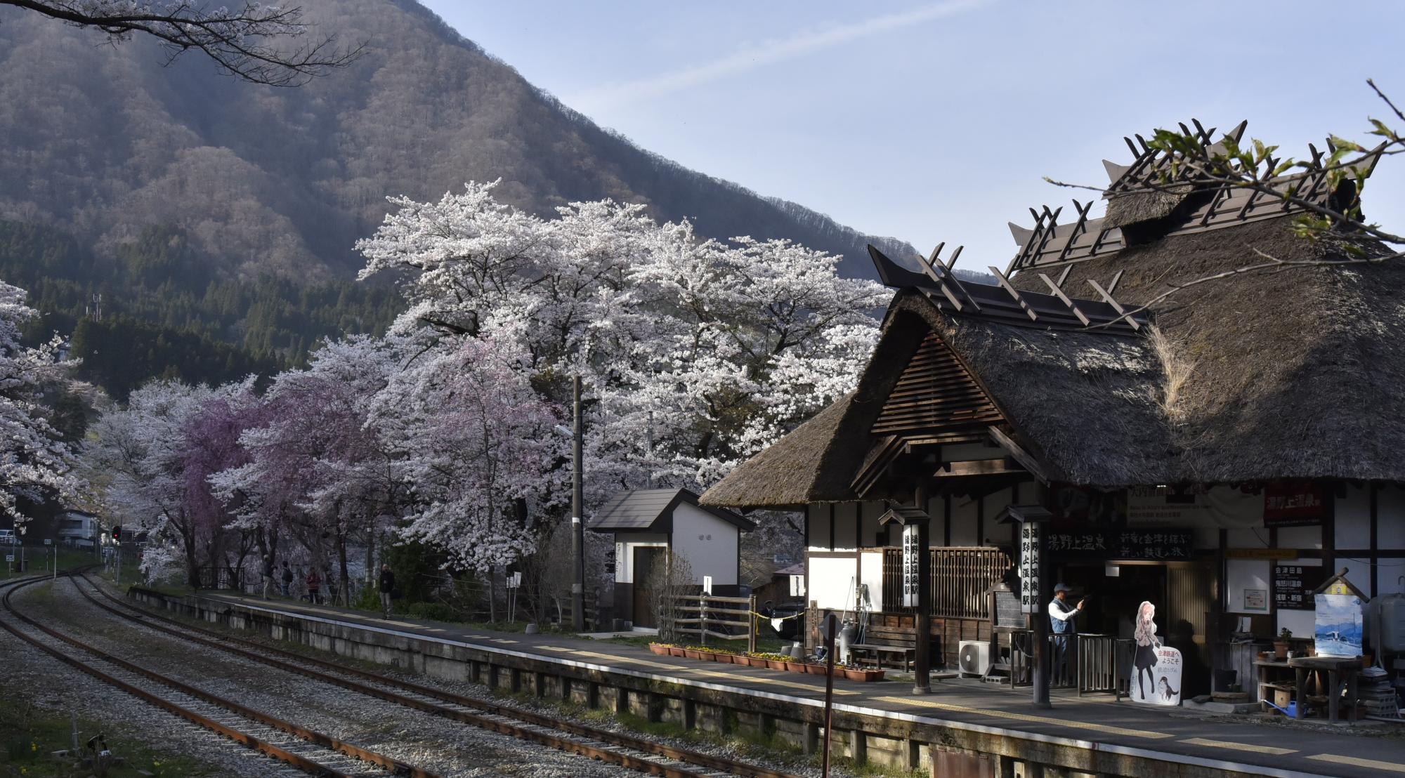 湯野上温泉駅さくら